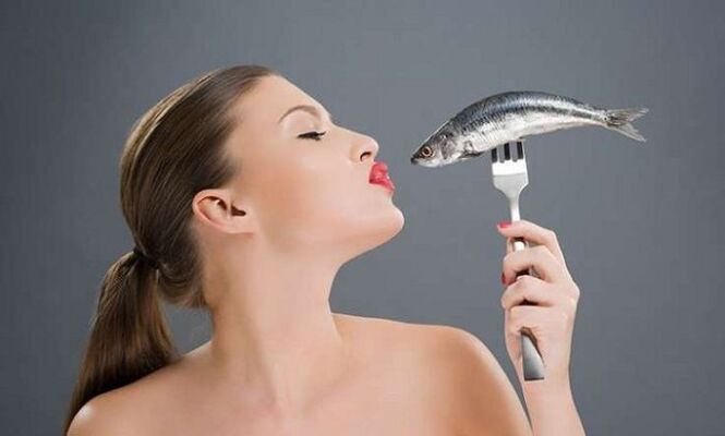 Food of raw fish